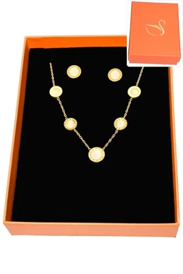 Coffret chiffre romain parure bijoux collection hervé aliex Or