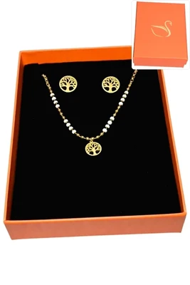 Coffret arbre de la vie parure bijoux collection hervé aliex Or