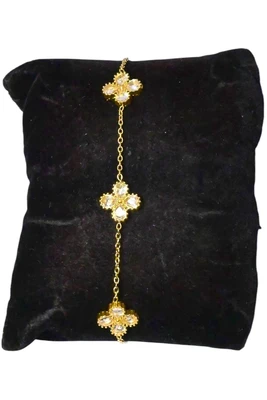 Bracelet fleur Or
