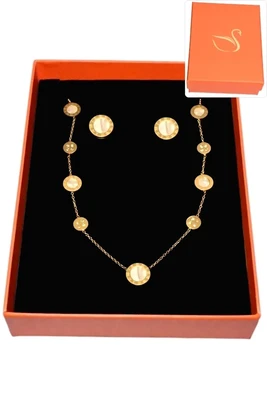 Coffret chiffre romain parure bijoux collection hervé aliex Or