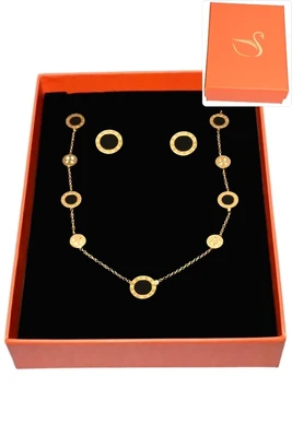 Coffret chiffre romain parure bijoux collection hervé aliex Or