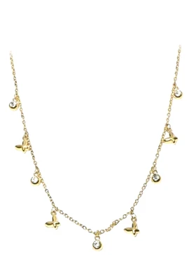 Collier breloque fine Or
