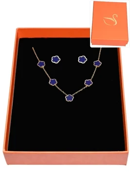 Coffret fleur parure bijoux collection hervé aliex Or