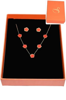 Coffret fleur parure bijoux collection hervé aliex Or