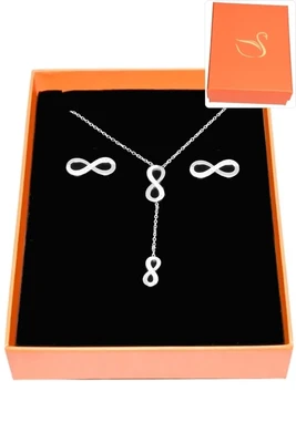 Coffret infini parure bijoux collection hervé aliex Argent