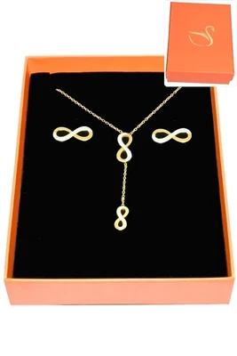 Coffret infini parure bijoux collection hervé aliex Or