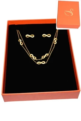 Coffret infini parure bijoux collection hervé aliex Or