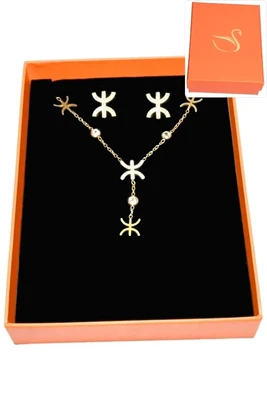 Coffret yaz fatma parure bijoux collection hervé aliex Or
