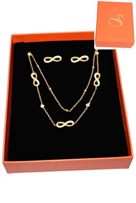 Coffret infini parure bijoux collection hervé aliex Or