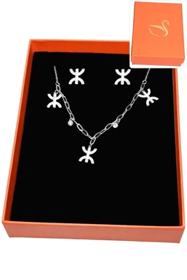 Coffret yaz fatma parure bijoux collection hervé aliex Argent