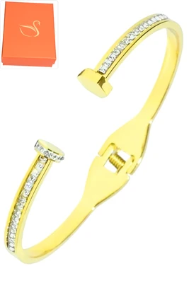 Coffret jonc cadeaux bijoux Or