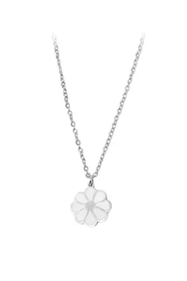 Pendentif fleur Argent