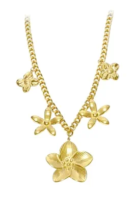 Collier breloque fleur Or
