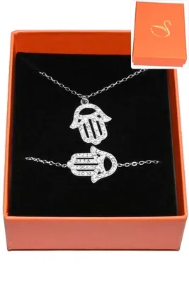 Coffret main de Fatma parure bijoux collection hervé aliex Argent
