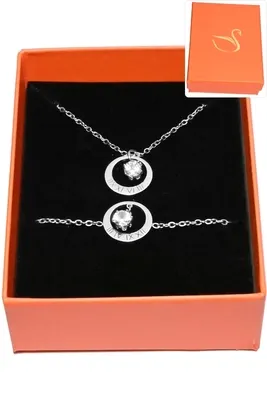Coffret chiffre romain parure bijoux collection hervé aliex Argent