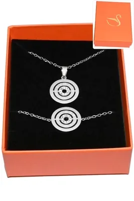 Coffret chiffre romain parure bijoux collection hervé aliex Argent