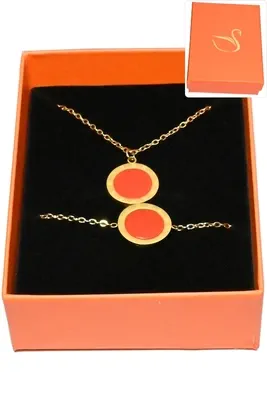 Coffret chiffre romain parure bijoux collection hervé aliex Or