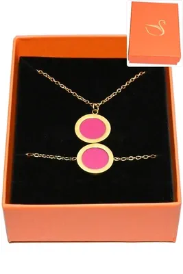 Coffret chiffre romain parure bijoux collection hervé aliex Or