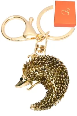 porte-cle coffret cadeaux hérisson Or