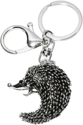 porte-cle hérisson Argent