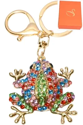 porte-cle coffret cadeaux grenouille Or 8271E7 