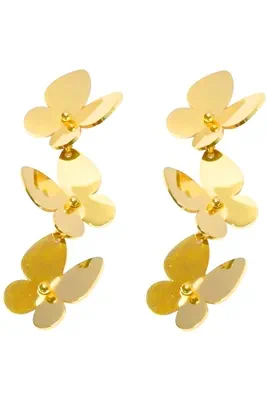 Boucle-d-oreille papillon Or