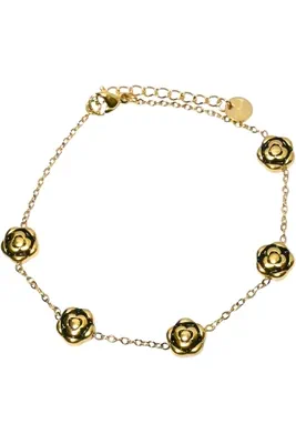 Bracelet fleur Or