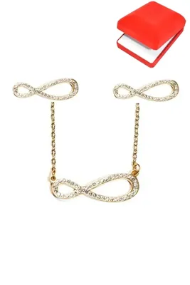 Coffret rouge cadeaux infini Or