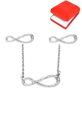 Coffret rouge cadeaux infini Argent