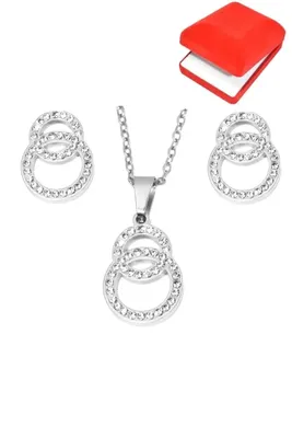 Coffret rouge cadeaux infini Argent