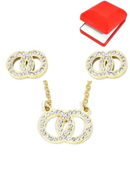 Coffret rouge cadeaux infini Or