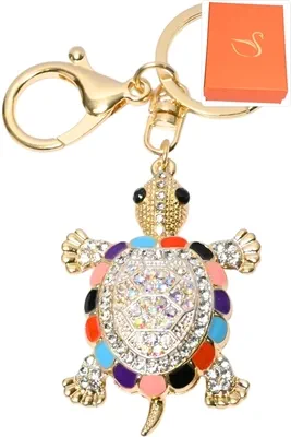 porte-cle tortue Or 523479 