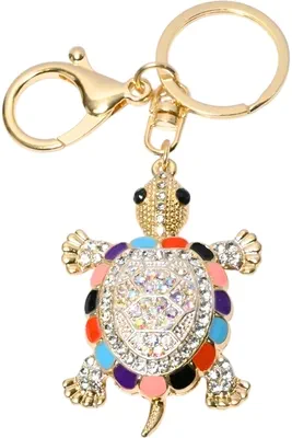 porte-cle tortue Or 523479 