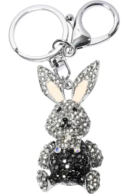 porte-cle lapin Argent 5692A1 
