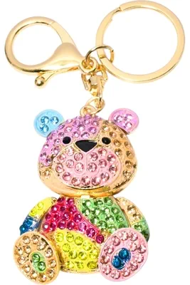 porte-cle ours Or 79E339 
