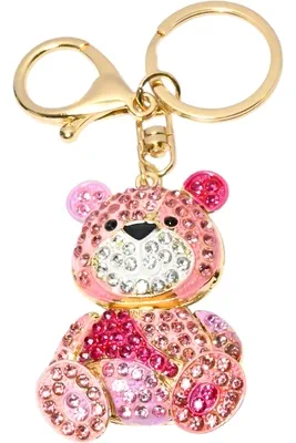 porte-cle ours Or 79E339 