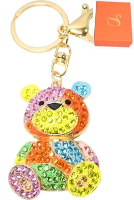 porte-cle ours Or 79E339 