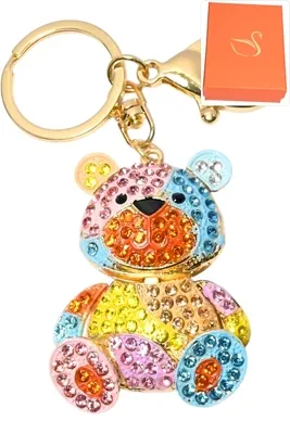 porte-cle ours Or 79E339 