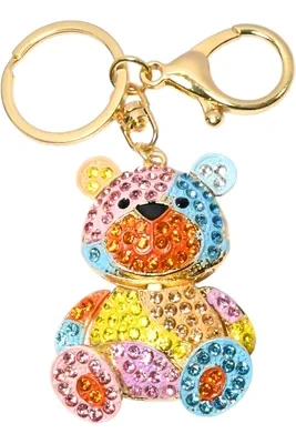 porte-cle ours Or 79E339 