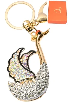 porte-cle cygne Or 7E17DA 