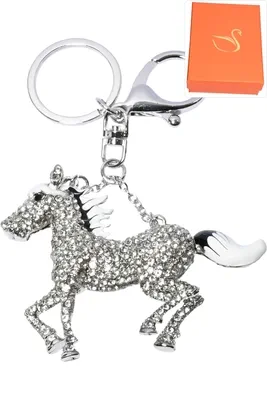 porte-cle cheval Argent 7F7285 