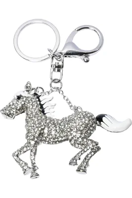porte-cle cheval Argent 7F7285 