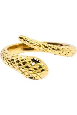 Bague taille réglable serpent Or 85E9FD