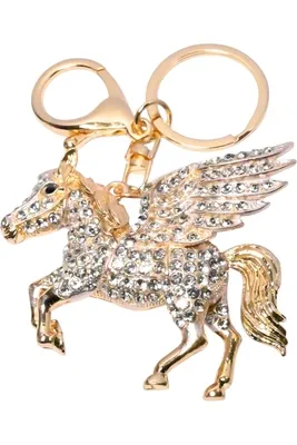 porte-cle Pégase Or 9C67BF 