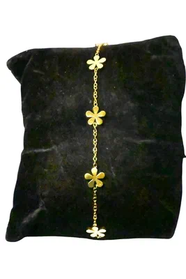 Bracelet fleur Or