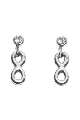 Boucle-d-oreille infini Argent