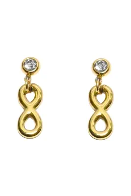 Boucle-d-oreille infini Or