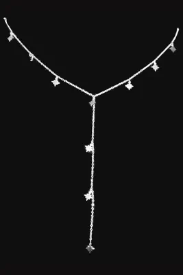 Collier en Y étoile Argent