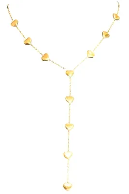 Collier en Y coeur Or