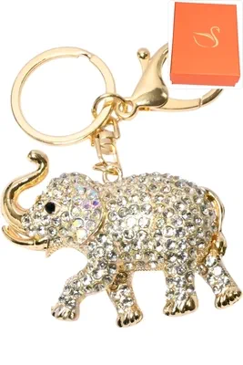 porte-cle éléphant Or F244D2 